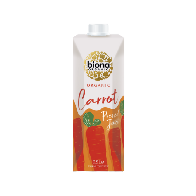 BIONA ORG Carrot Juice -Pressed 0.5lt (Case 12)