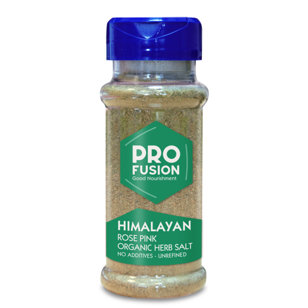 PROFUSION ORG Himalayan Rose Pink Herbal Salt-Fine Table shaker 100g - Longdan Online Supermarket