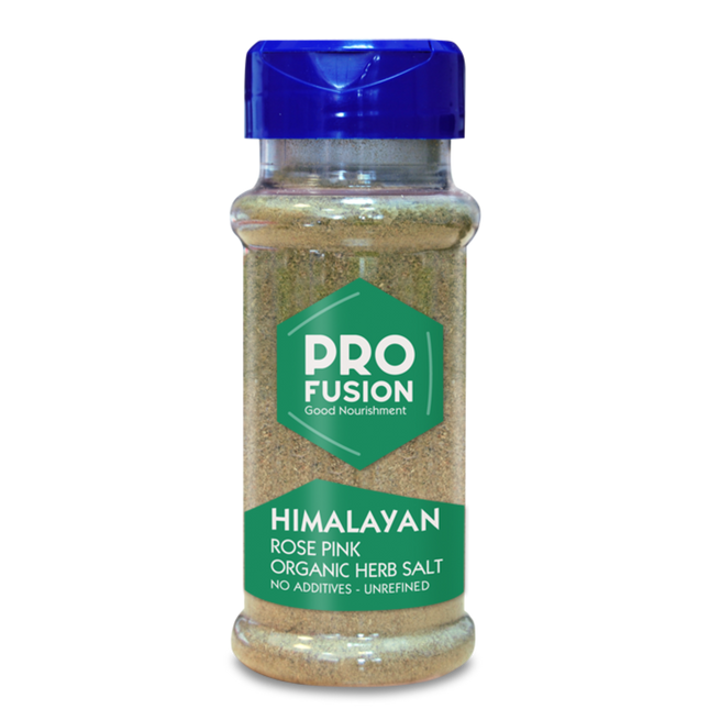 PROFUSION ORG Himalayan Rose Pink Herbal Salt-Fine Table shaker 100g - Longdan Online Supermarket
