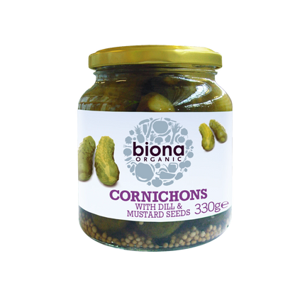 BIONA Organic Cornichons 330g - Longdan Online Supermarket