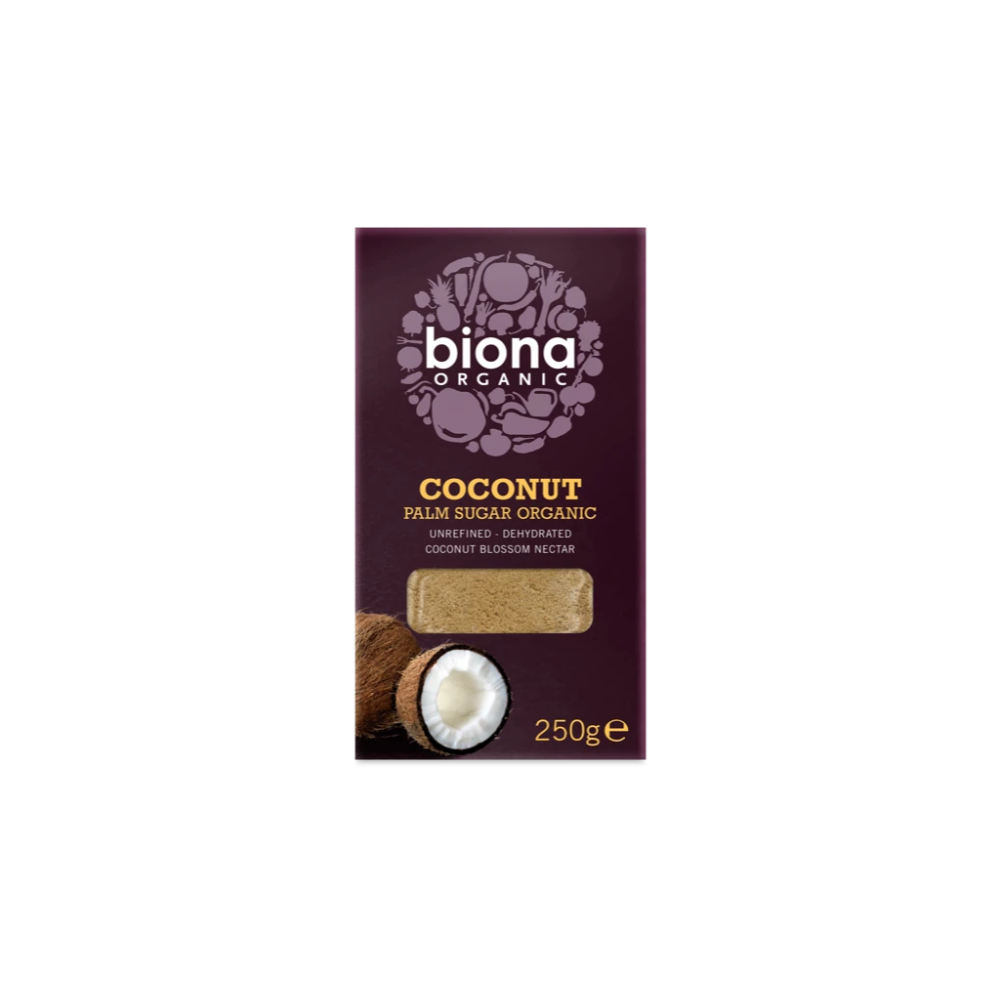 BIONA Organic Coconut Palm Sugar - Unrefined 250g - Longdan Online Supermarket