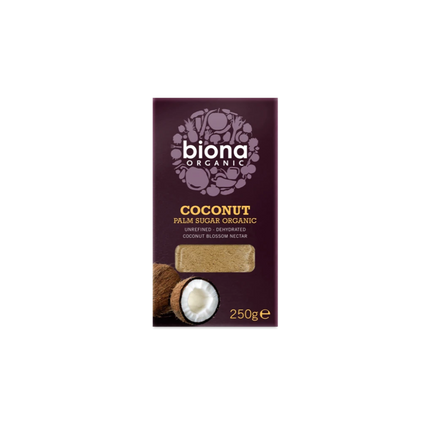 BIONA Organic Coconut Palm Sugar - Unrefined 250g - Longdan Online Supermarket
