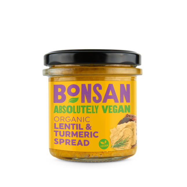 BONSAN ORG Lentil Turmeric Pate - Vegan 140g - Longdan Online Supermarket