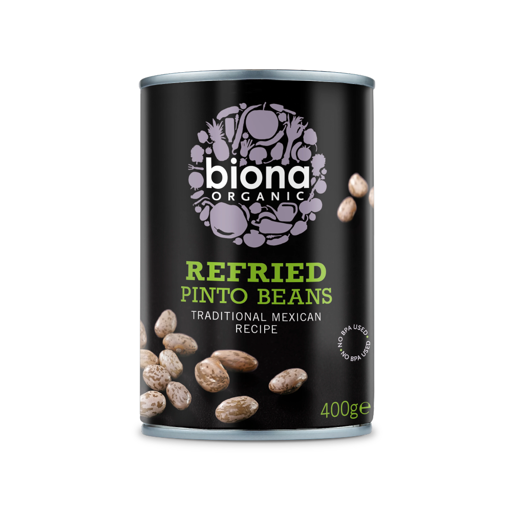 BIONA Organic Refried Pinto Beans - no BPA 400g - Longdan Online Supermarket