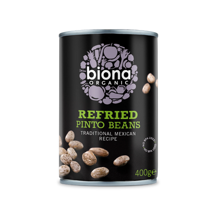 BIONA Organic Refried Pinto Beans - no BPA 400g - Longdan Online Supermarket