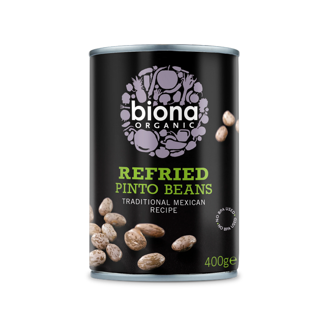 BIONA Organic Refried Pinto Beans - no BPA 400g - Longdan Online Supermarket