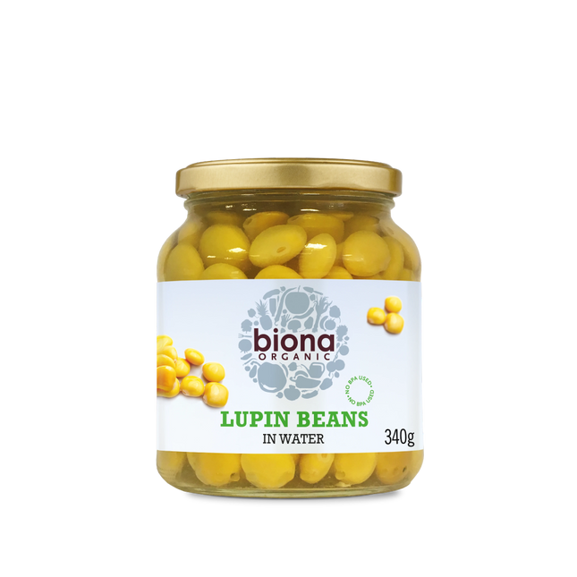 BIONA Organic Lupin Beans in Glass jars 340g - Longdan Online Supermarket