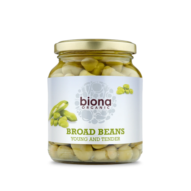 BIONA Organic Broad Beans in Glass jars 350g - Longdan Online Supermarket