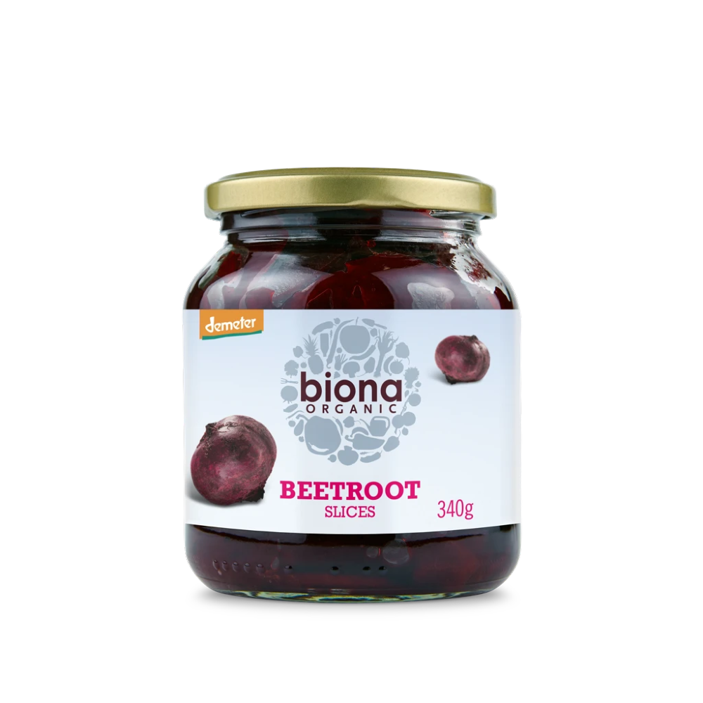 BIONA Organic Beetroot sliced Demeter 340g - Longdan Online Supermarket