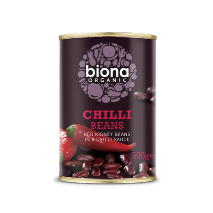 BIONA Organic Chilli Beans - Red Kidney - no BPA 395g - Longdan Online Supermarket