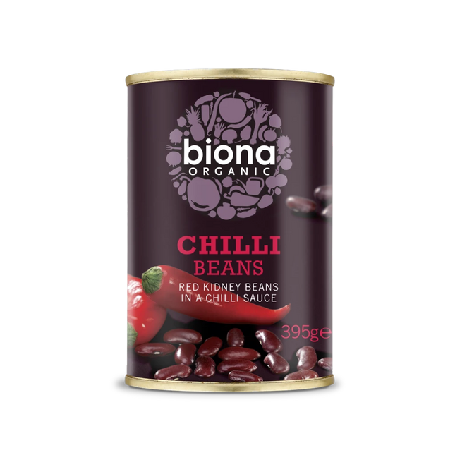 BIONA Organic Chilli Beans - Red Kidney - no BPA 395g - Longdan Online Supermarket