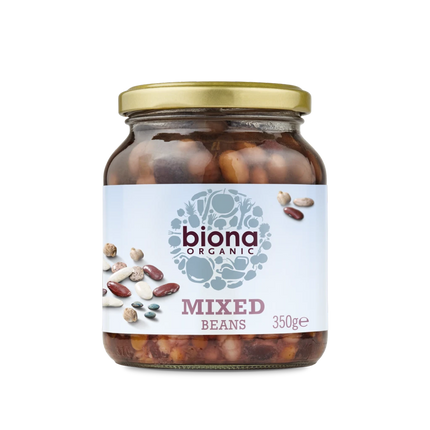 BIONA Organic Mixed Beans in Glass jars 350g - Longdan Online Supermarket