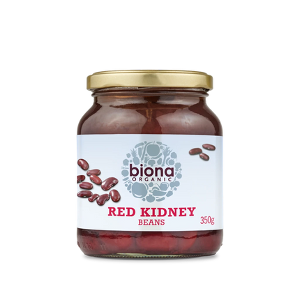 BIONA Organic Red Kidney Beans in Glass jars 350g - Longdan Online Supermarket