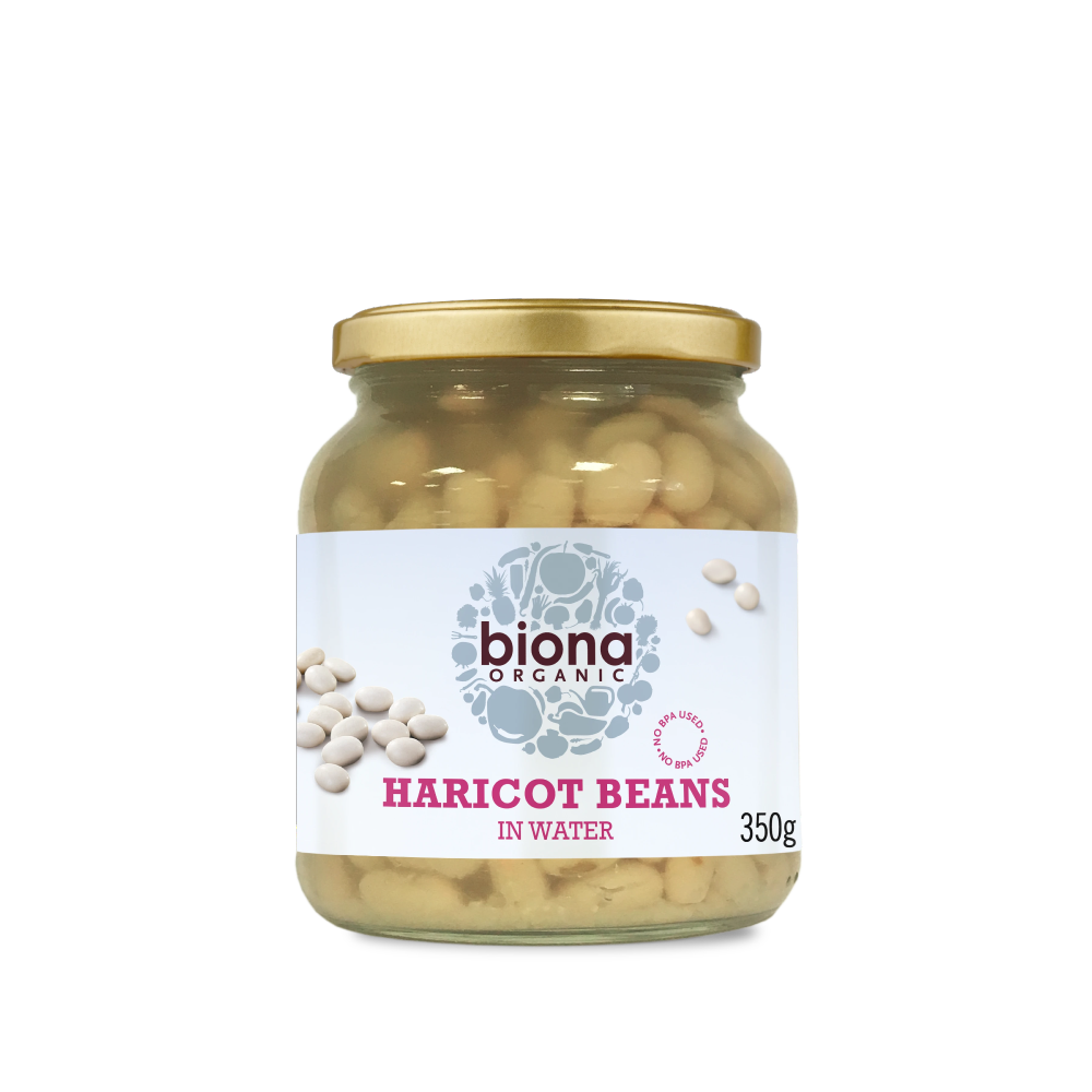 BIONA Organic Haricot Beans in Jar 350g - Longdan Online Supermarket