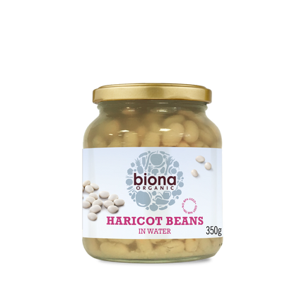 BIONA Organic Haricot Beans in Jar 350g - Longdan Online Supermarket