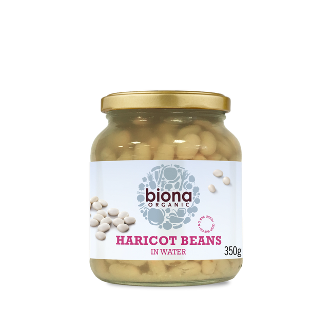 BIONA Organic Haricot Beans in Jar 350g - Longdan Online Supermarket