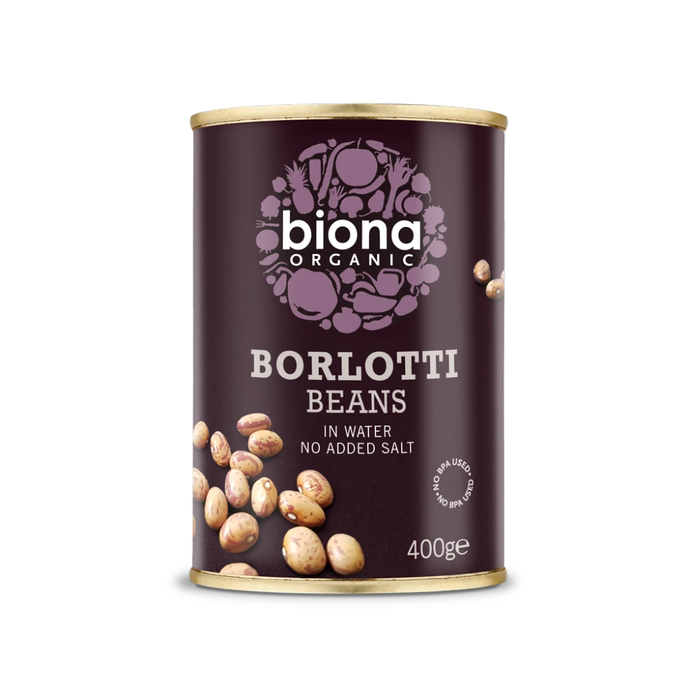 BIONA Organic Borlotti Beans - no BPA 400g - Longdan Online Supermarket