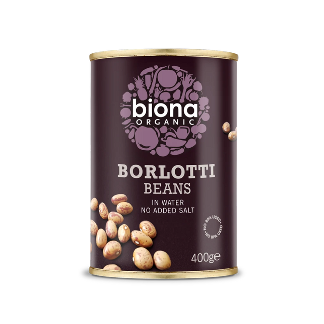 BIONA Organic Borlotti Beans - no BPA 400g - Longdan Online Supermarket