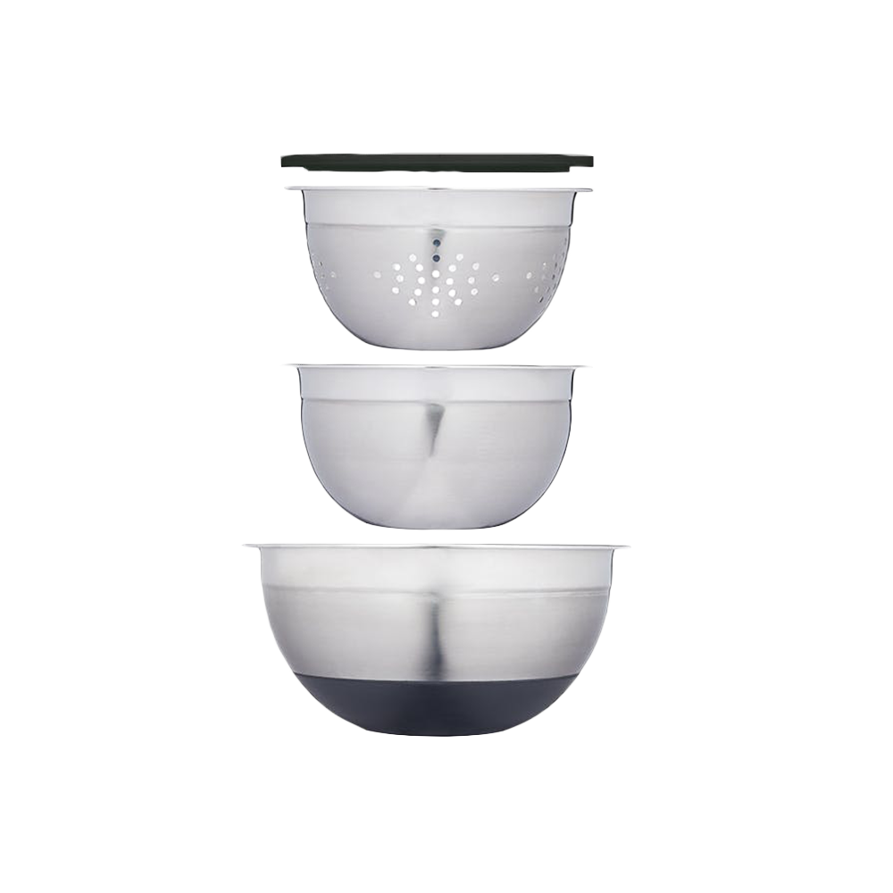 Master Class Nesting Bowls With Colander 3Pc - Longdan Official Online Store