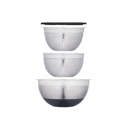 Master Class Nesting Bowls With Colander 3Pc - Longdan Official Online Store