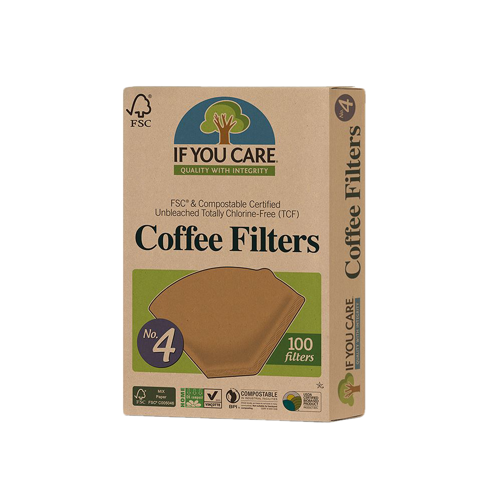 If You Care FSC Certified No. 4 Coffee Filters 100pcs - Longdan Online Supermarket
