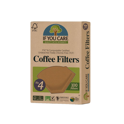 If You Care FSC Certified No. 4 Coffee Filters 100pcs - Longdan Online Supermarket