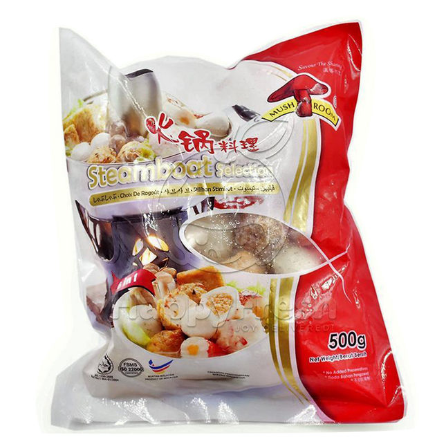 Mushroom Steam Boat 6 in 1 500g (Frozen) - Longdan Official Online Store