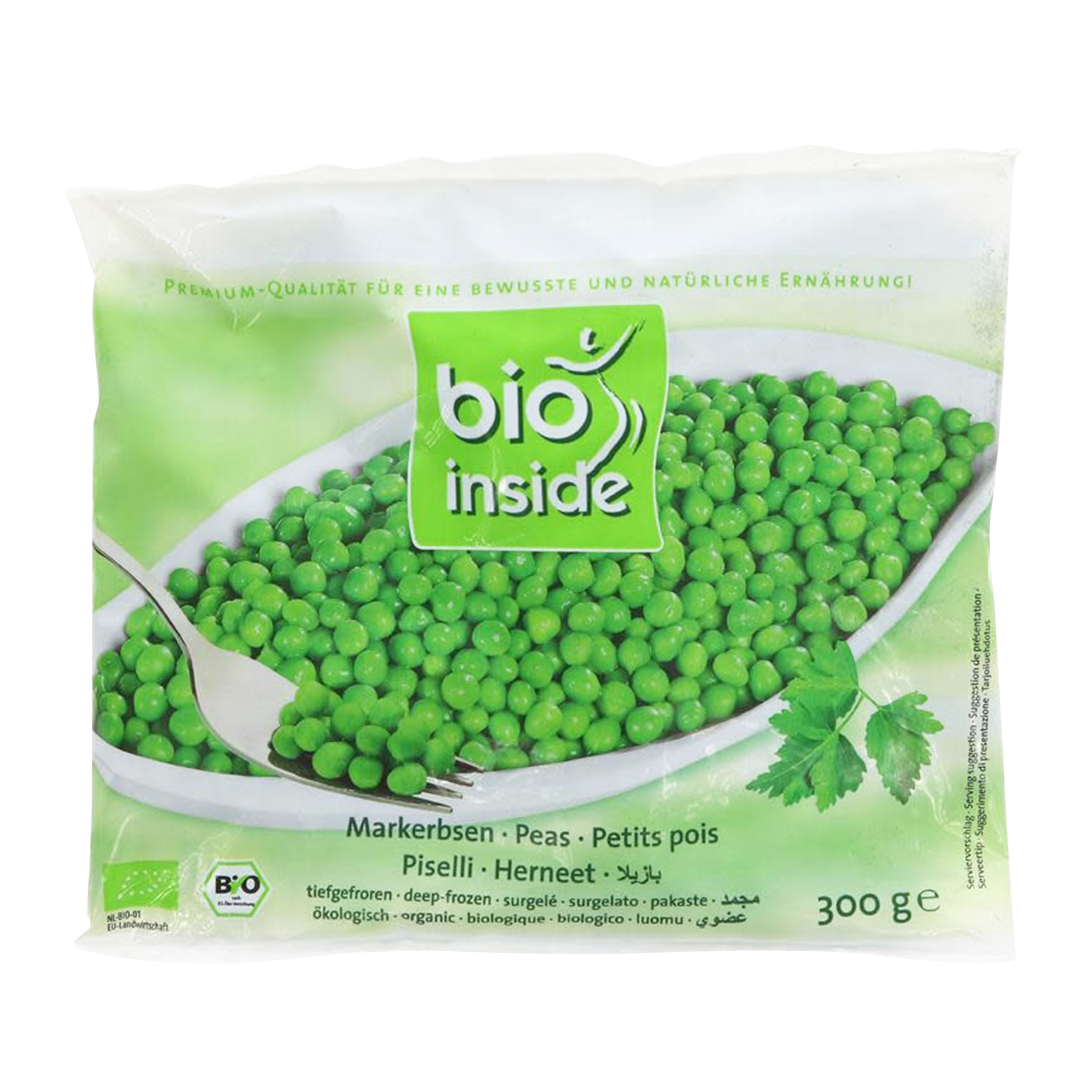 Bio Inside Organic Garden peas 300g (Frozen) - Longdan Official