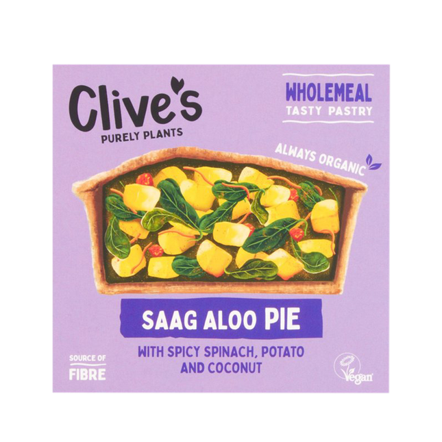 CLIVE'S Saag Aloo Curry Pie 250g (Frozen) - Longdan Official