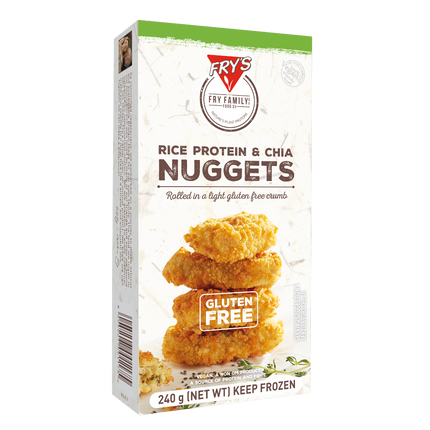 FRYS Rice Protein & Chia Nuggets 240g (Frozen) - Longdan Online Supermarket