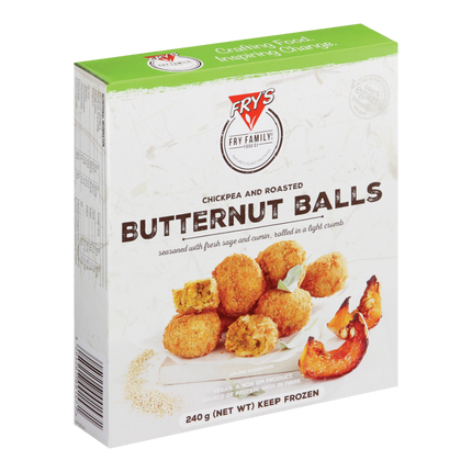 FRYS Chickpea & Roasted Butternut Balls 240g (Frozen) - Longdan Online Supermarket