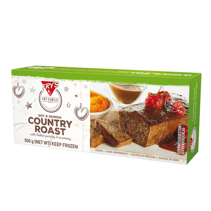 FRYS Soy & Quinoa Country Roast 500g (Frozen) - Longdan Online Supermarket