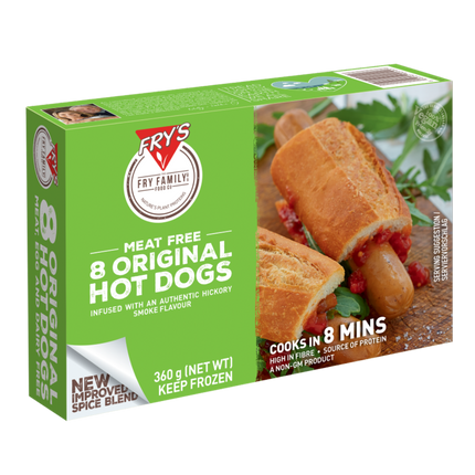 FRYS 8 Original Hot Dogs 360g (Frozen) - Longdan Online Supermarket