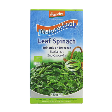 Natural Cool Leaf Spinach Portions 450g (Frozen) - Longdan Online Supermarket