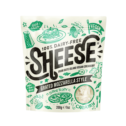 BUTE ISLAND FOODS Grated Mozzarella Style 200g - Longdan Official