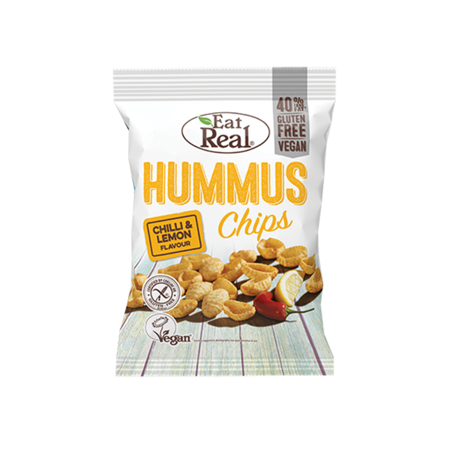 EAT REAL Hummus Chilli Lemon Chips 135g - Longdan Online Supermarket