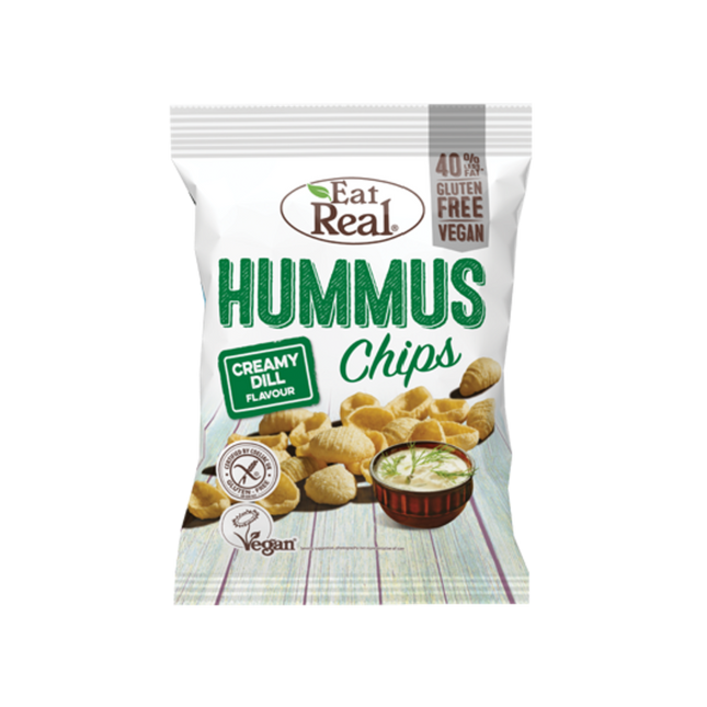 EAT REAL Hummus Creamy Dill Chips 135g - Longdan Online Supermarket