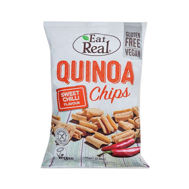 EAT REAL Quinoa Sweet Chilli Chips 80g - Longdan Official