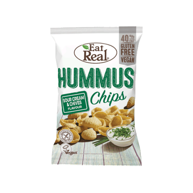 EAT REAL Hummus Sour Cream Chips 45g - Longdan Online Supermarket