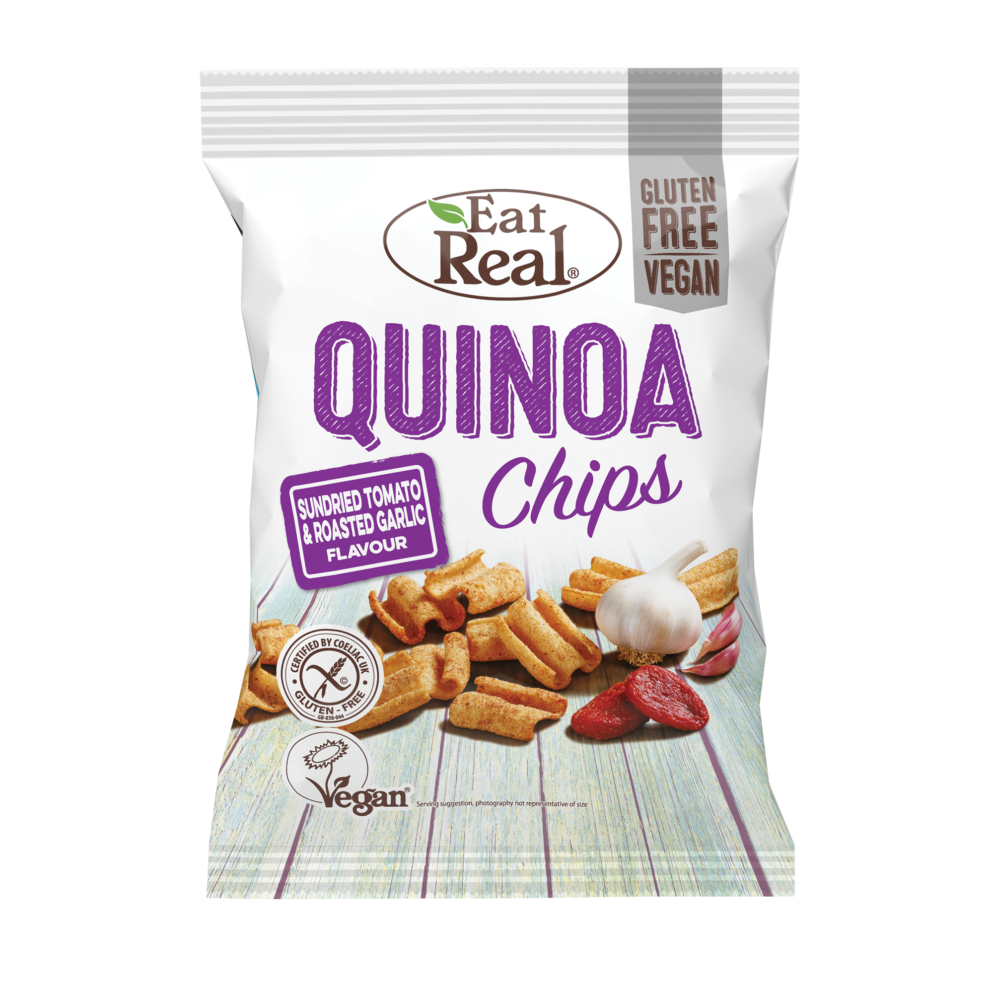 EAT REAL Quinoa Tomato & Garlic Chips 30g - Longdan Online Supermarket