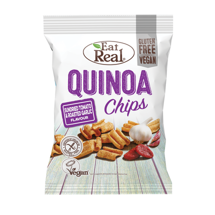 EAT REAL Quinoa Tomato & Garlic Chips 30g - Longdan Online Supermarket