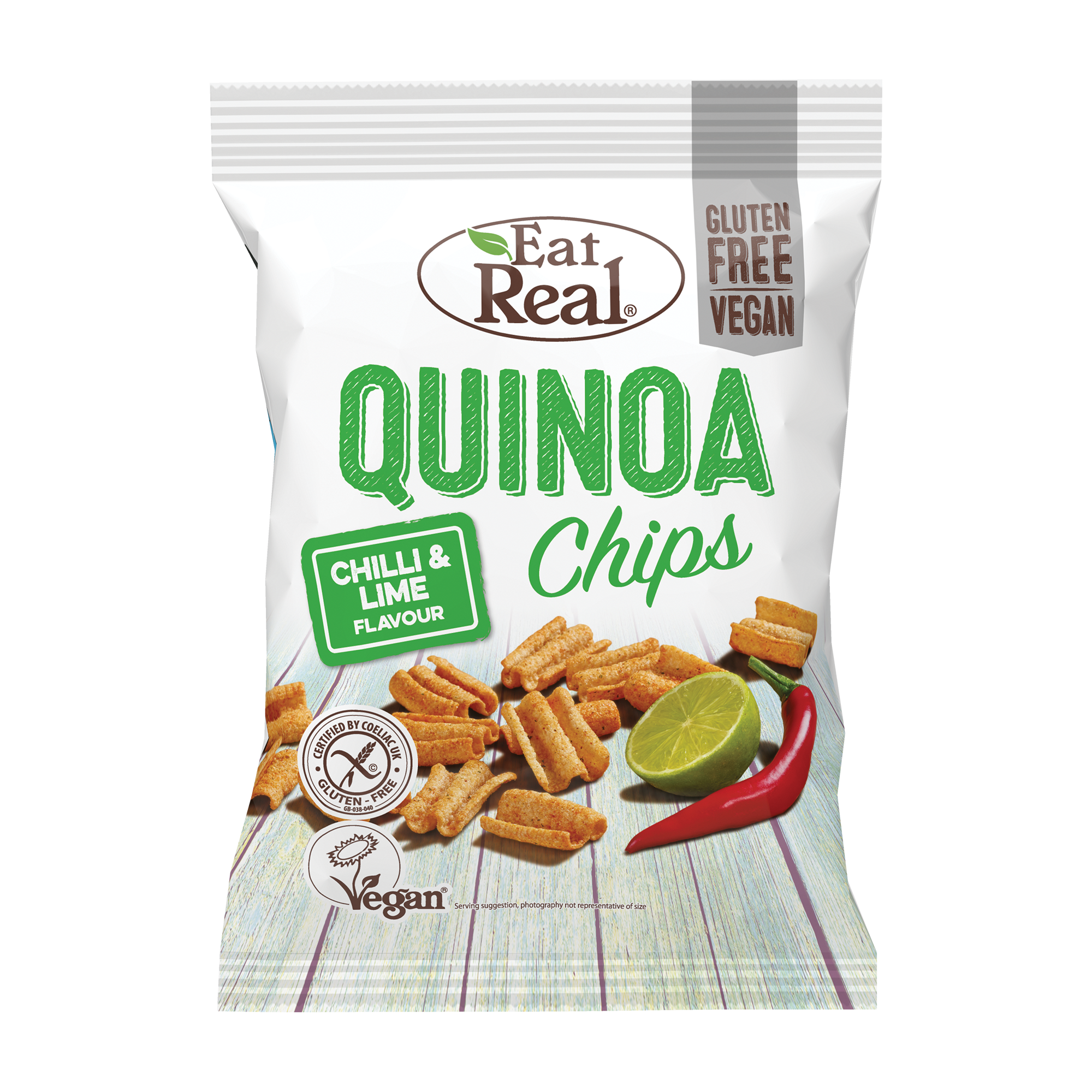 EAT REAL Quinoa Chilli & Lime Chips 30g - Longdan Online Supermarket