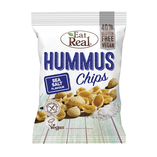 EAT REAL Hummus Sea Salted Chips 45g - Longdan Online Supermarket
