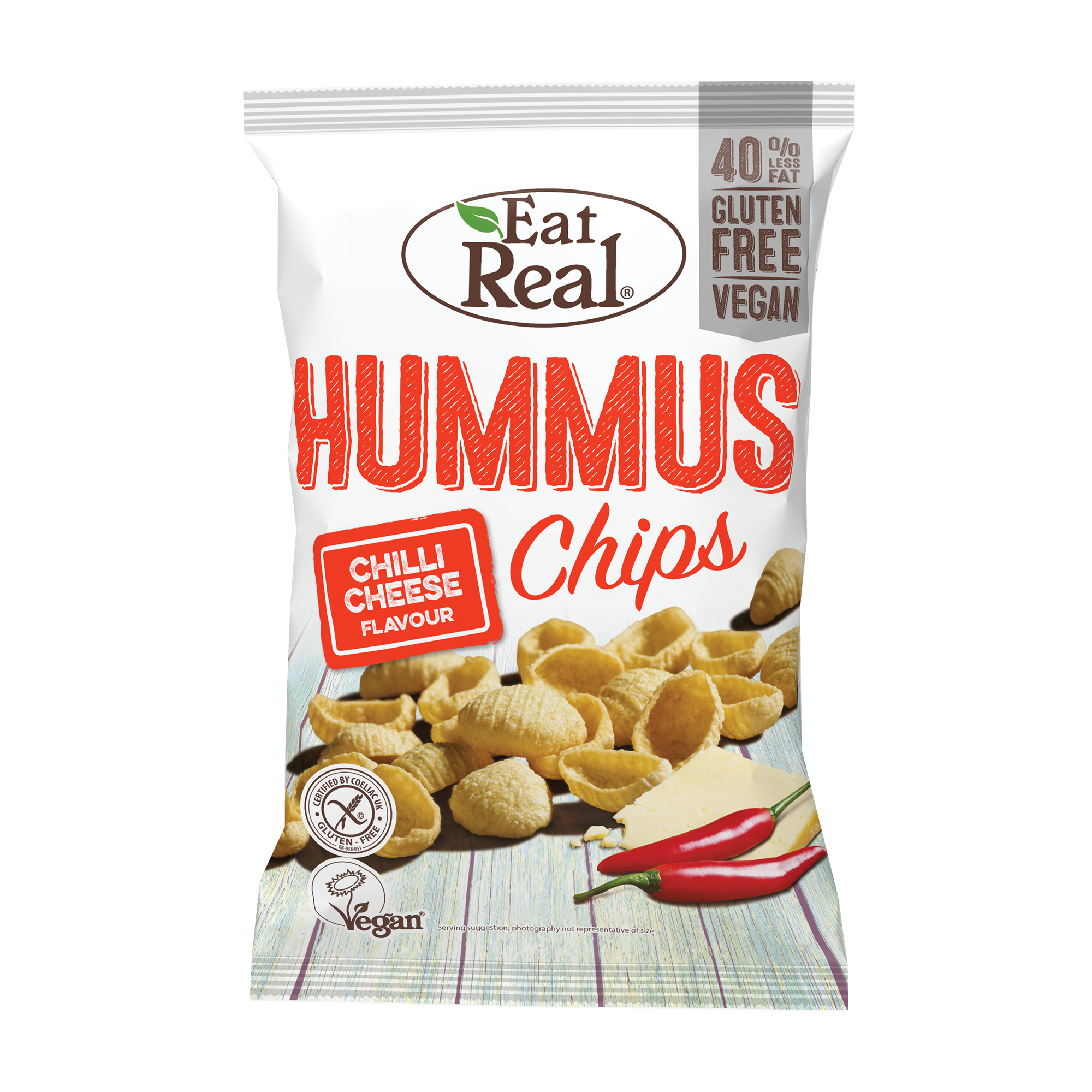 EAT REAL Hummus Chilli Cheez Chips 45g - Longdan Online Supermarket