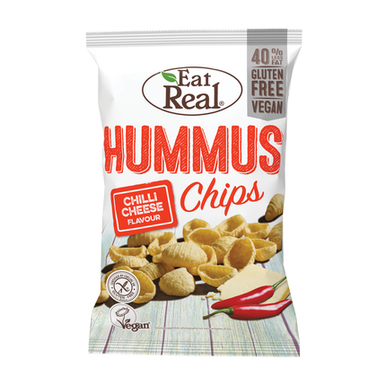 EAT REAL Hummus Chilli Cheez Chips 45g - Longdan Online Supermarket