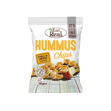 EAT REAL Hummus Chilli & Lemon Chips 45g - Longdan Online Supermarket