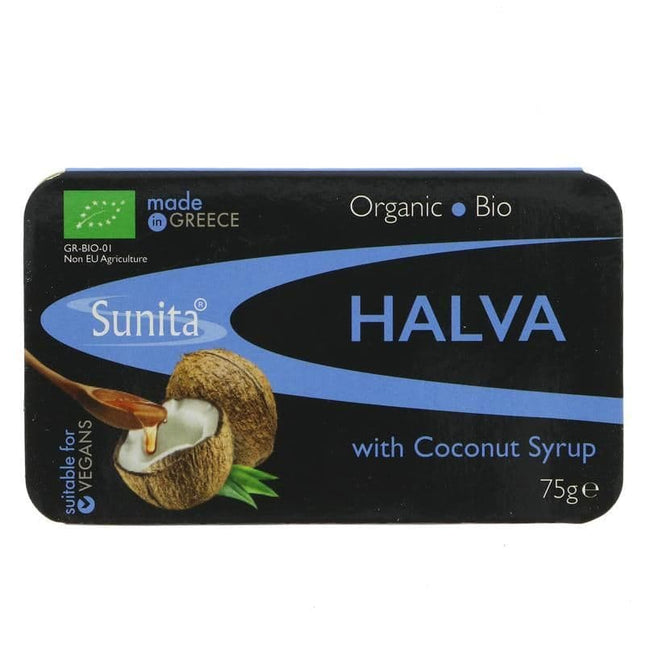 SUNITA Organic Halva with Coconut 75g (Case 12)