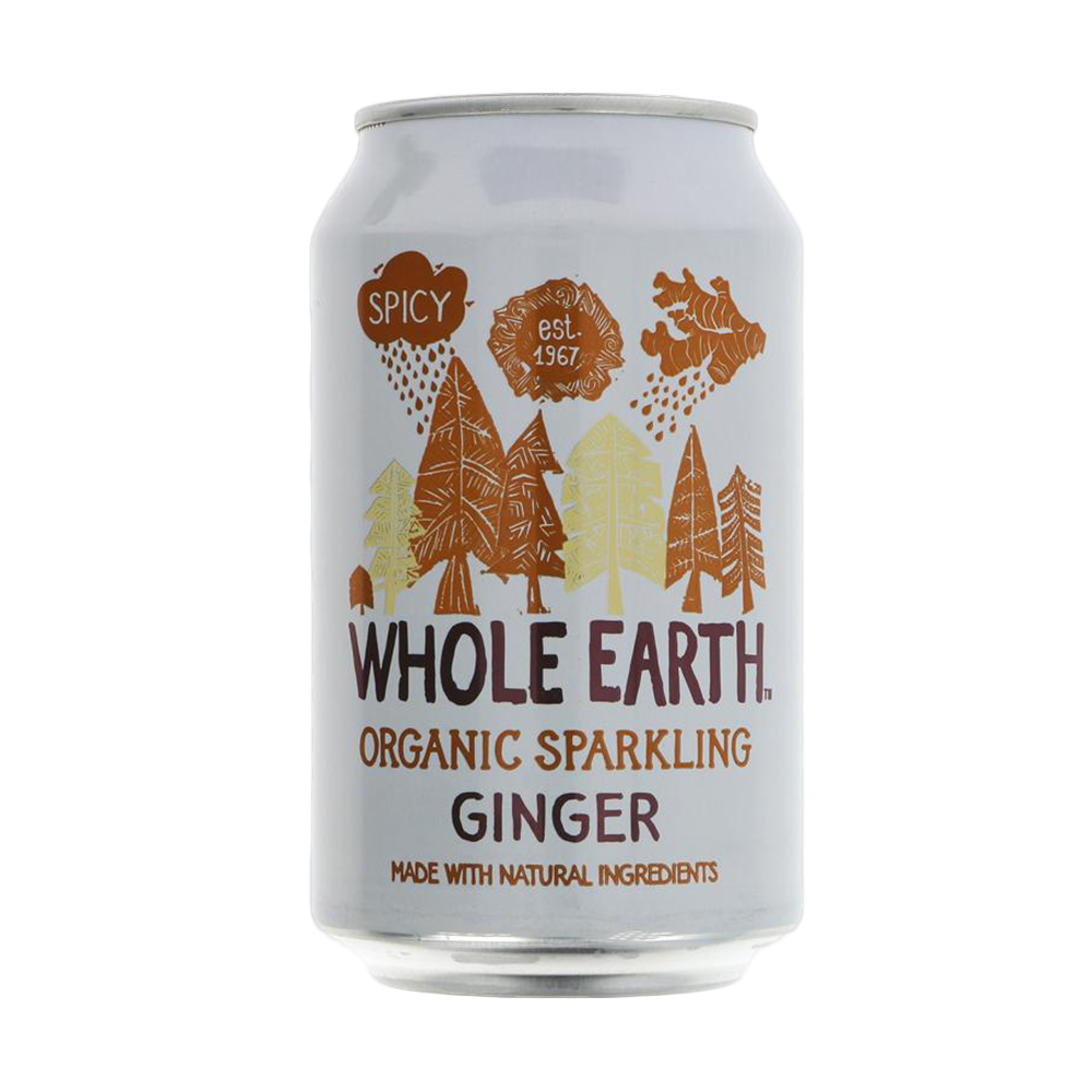 WHOLE EARTH Organic Sparkling Ginger 330ml - Longdan Online Supermarket