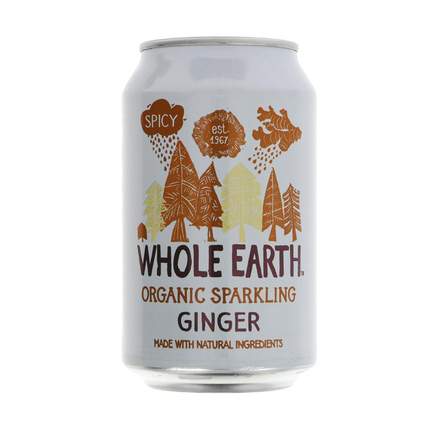 WHOLE EARTH Organic Sparkling Ginger 330ml - Longdan Online Supermarket
