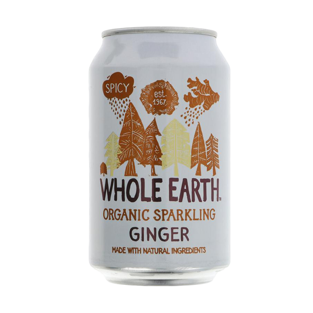 WHOLE EARTH Organic Sparkling Ginger 330ml - Longdan Online Supermarket